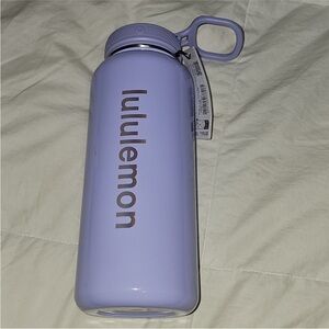 Lululemon Back To Life Sports Bottle 32oz Straw Lid LFRS/PNKO Nwts
